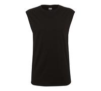 Urban Classics Camiseta de tirantes para hombre de gran tamaño, sin terminar con mangas para entrenamiento, gimnasio, camiseta deportiva de tanque, tallas S - XXL, Negro , 5X-Large