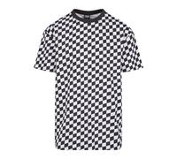 Urban Classics Té a Cuadros de Gran tamaño Camiseta, Blackcheck, M para Hombre