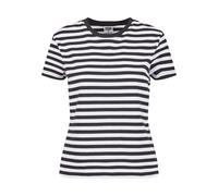 Urban Classics Camiseta para Mujer de Rayas Regulares, Color Blanco/Negro, XS, Negro/Blanco, XS