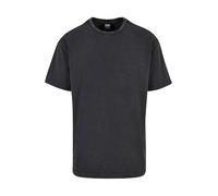 Urban Classics Camiseta Pesada de Gran tamaño con Lavado ácido, Negro, M para Hombre