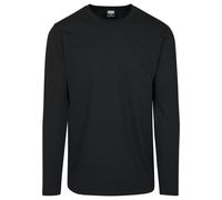 Urban Classics Stretch Terry Longsleeve, Camiseta de Manga Larga, Hombre, Negro (Black 00007), L