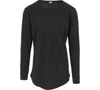 Urban Classics Shaped Fashion Long Sleeve tee Maglia a Maniche Lunghe, Negro (Schwarz), Small (Talla del Fabricante: Small) para Hombre