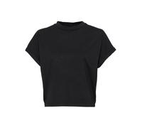 Urban Classics Ladies T-Shirt Ladies Short Pigment Dye Cut On Sleeve Tee Negro XXL