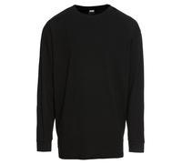 Urban Classics Camiseta de Manga Larga para Hombre Boxy Heavy, Negro (Black 00007), XXL