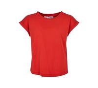Urban Classics Camiseta orgánica con Hombros extendidos para niñas, Hugered, 122/128 cm