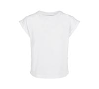 Urban Classics Camiseta orgánica para Mujer con Hombros extendidos, Blanco, 134-140