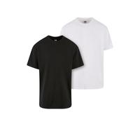Urban Classics Camiseta para Hombre Heavy Oversized tee 2 Pack 2 Pack Oversized Camiseta para Hombre, de Tejido de Punto, Disponible en Muchos Colores, Tallas S-5XL, Negro y Blanco, M