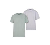 Urban Classics Camiseta para Hombre, Menta escarchada + Blanco, 4XL