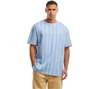 Urban Classics Tb7311-printed Pinstripe tee Camiseta, PowderBlue/White/Royal, 5XL Hombres
