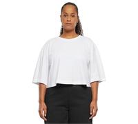 Urban Classics Camiseta para Mujer Heavy Organic Oversized Cropped tee White 3XL, Blanco, XXXL