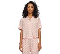 Urban Classics Camiseta para Mujer Viscose Resort, Lemonadepinkcheck, XXXL