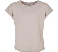 Urban Classics Camiseta para niñas Camiseta con hombros al descubierto orgánica Warmgrey 110/116