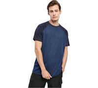 Urban Classics Camiseta Raglan Contrast Hombre Camiseta Azul/Azul Oscuro XXL 100% algodón Regular