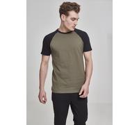 Urban Classics Camiseta Raglan Contrast Tee Olv/Negro XXL