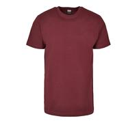 Urban Classics Basic Tee, Camiseta para Hombre, Rojo (Redwine), L
