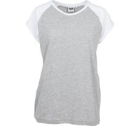 Urban Classics Camiseta T-Shirt De Manga Contrastada Para Damas Talla XS-5XL