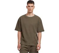 Urban Classics Camiseta térmica para Hombre - Camiseta clásica con discreta Estructura de gofre en cómodo Ajuste Regular, Looks de Capas y atuendos Diarios relajados