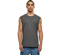 URBAN CLASSICS Camiseta Tirantes Hombre en Algodón, Camiseta sin Mangas Verano, Camiseta Interior, Tank Top Color: Gris OscuroTalla: XXL