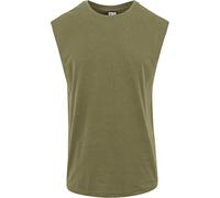 URBAN CLASSICS Camiseta Tirantes Hombre en Algodón, Camiseta sin Mangas Verano, Camiseta Interior, Tank Top Color: verde olivaTalla: XXL
