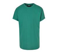 Urban Classics Long Shaped Turnup tee, Camiseta Hombre, Leaf,