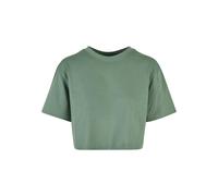 Urban Classics Ladies Short Oversize Tee, Camiseta De las mujeres, Verde Salvia (Sage), XS