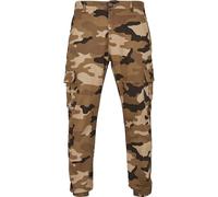 Urban Classics Camo Cargo Jogging Pants 2.0, Pantalones Hombre, Multicolor (Camo Darkground), 36