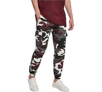 Urban Classics Camo Cargo Jogging Pants 2.0, Pantalones Hombre, Multicolor (Wine Camo 02244), 52 (Talla del fabricante: 32)
