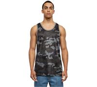 Urban Classics Camo Mesh Tanktop Hombre Top Tirante Ancho Camuflaje Oscuro 4XL 100% poliéster Regular