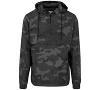 Urban Classics Camo Pull Over, Chaqueta Hombre, Multicolor Camuflaje Oscuro), large