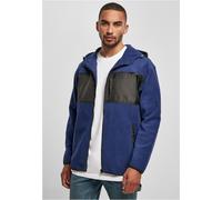 Urban Classics Capucha Micro Chaqueta Polar de Hombre Cordón Talla Grande Ajuste