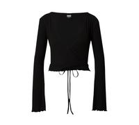 Urban Classics Ladies Cropped Rib Wrapped Longsleeve Black XXL