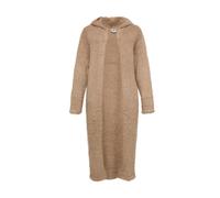 Urban Classics Ladies Hooded Feather Cardigan, Sudadera Con Capucha, Mujer, Beige (Soft Taupe), S