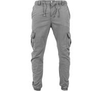 Urban Classics Cargo Jogging Pantalones Tubo Zanahoria Tela Pantalón Chino Flaco
