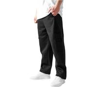 Urban Classics Cargo Sweatpants Pantalones, Negro (Black 7), 4XL para Hombre