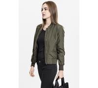 URBAN CLASSICS Chaqueta Bomber para Mujer con Bolsillos, Chaqueta Entretiempo otoño y primavera, Cazadora Acolchada de Corte Old School
