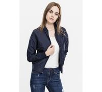 Urban Classics Chaqueta bomber mujer ligera con cremallera, bolsillos, azul navy L