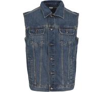 Urban Classics Chaleco vaquero para hombre Denim azul 3XL