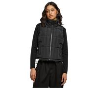 Urban Classics Chaleco corto reversible acolchado mujer Mujer Chaleco Negro/Neón S 100% poliéster