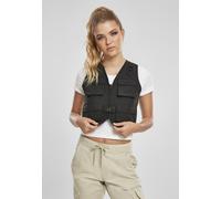 Urban Classics Chaleco Damas Chaleco Táctico Corto Damas Negro XS