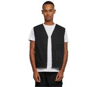 Urban Classics Chaleco de algodón orgánico para hombre, color negro, XXL, Negro, XXL