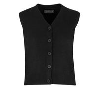 Urban Classics Chaleco de punto negro XS negro