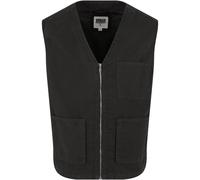 Urban Classics Chaleco de algodón orgánico Chaqueta, Negro, M Hombres