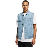 Urban Classics Chaleco Vaquero Chaqueta, Lighter Washed, XXXL para Hombre