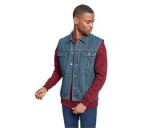 Urban Classics Chaleco vaquero para hombre, disponible en muchos colores diferentes, tallas S a 5XL, Denim Azul, XXXL