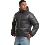 Urban Classics Chaqueta acolchada brillante Tb7585 para hombre con capucha (paquete de 1), Imán, S