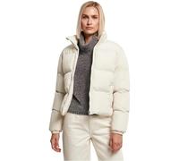 Urban Classics Chaqueta Acolchada Corta melocotón para Mujer, Whitesand, 3XL