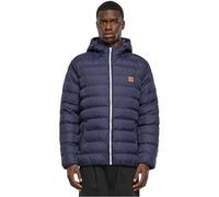 Urban Classics Chaqueta de invierno con capucha para hombre, acolchada, plumón apto para entretiempo