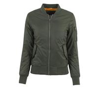 Urban Classics Chaqueta Bomber para Mujer con Bolsillos, Chaqueta Entretiempo otoño y Primavera, Cazadora Acolchada de Corte Old School