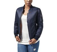 Urban Classics Ladies Basic Bomber Jacket Chaqueta, Azul Navy, XS para Mujer