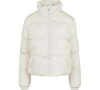 Urban Classics Chaqueta corta de mujer con forro polar de melocotón Whitesand L